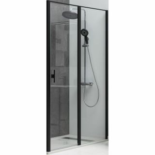 Душевая дверь Allen Brau Priority 100 3.31030.BBA профиль Черный браш